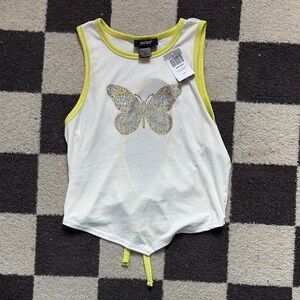 Just Polly Butterfly Tank Top